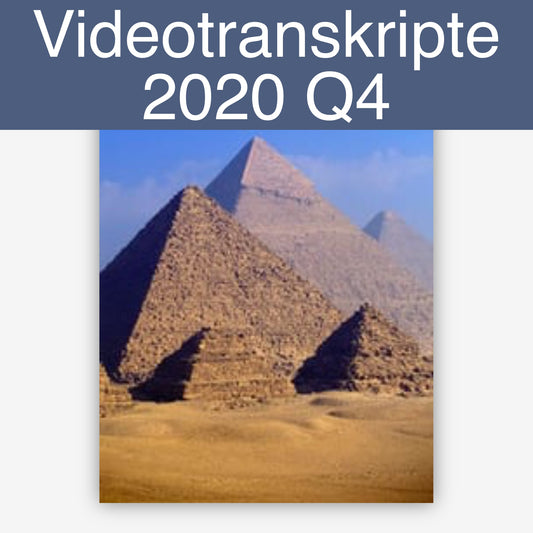 Videotranskripte 2020 Q4